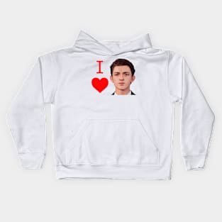 I love Tom Holland Kids Hoodie